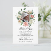 Sympathie féminine Merci Aquarelle Floral rose (Debout devant)