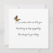 Sympathie Flat Kaart (Achterkant)