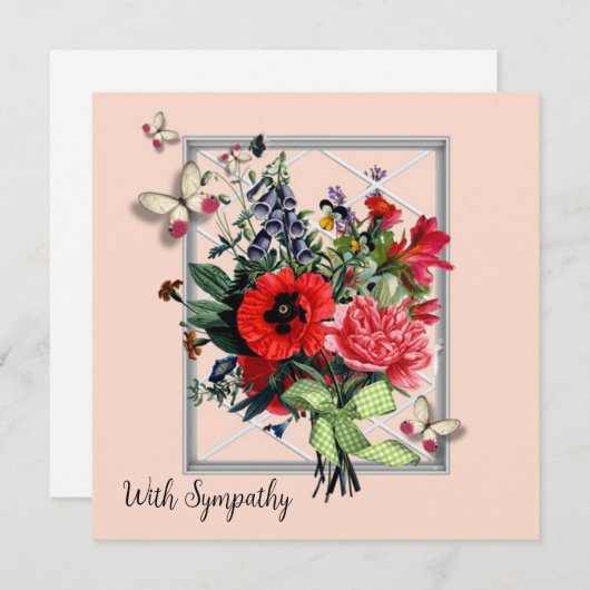 Sympathie Flat Kaart (Voorkant / Achterkant)