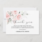 Sympathie Fleur Fleur Blush Roses Rose MERCI (Devant)