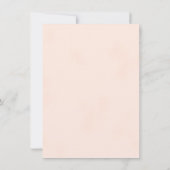 Sympathie Floral Blush Aquarelle Rose Merci (Dos)
