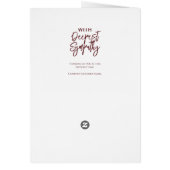 Sympathie florale pour la couronne (Dos)