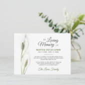 Sympathie Funérailles Calla Lily Fleurs Merci (Debout devant)