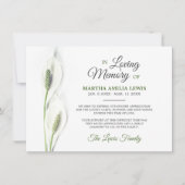 Sympathie Funérailles Calla Lily Fleurs Merci (Devant)