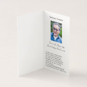 Sympathie funéraire catholique prière Carte Sainte (Inside)