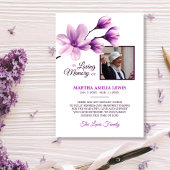 Sympathie funéraire Floral Lavender MERCI | PHOTO