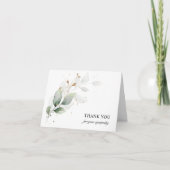 Sympathie funéraire Merci de feuillage botanique v (Devant)