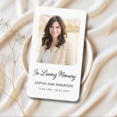 Sympathie funéraire Prière commémorative Cartes co