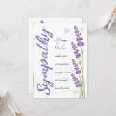 Sympathie gebed voor u kaart (Voorkant / Achterkant in situ)