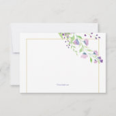 Sympathie Hartelijk dank Bedankkaart (Achterkant)