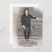 Sympathie Hartelijk dank Kaart (Voorkant / Achterkant)