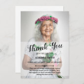 Sympathie Hartelijk dank Kaart (Voorkant / Achterkant)