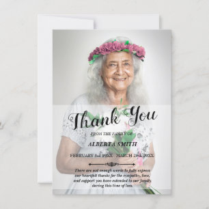 Sympathie Hartelijk dank Kaart