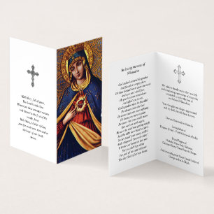 Sympathie Heilige Kaarten Maria   Onbevlekt hart