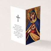 Sympathie Heilige Kaarten Maria | Onbevlekt hart (Buitenkant)