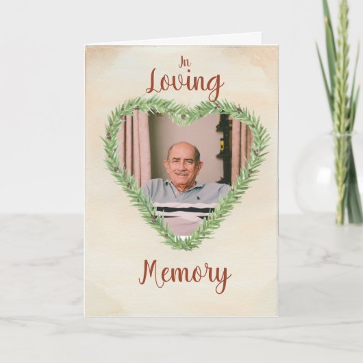 Sympathie in Christmastime Kaart (Voorkant)