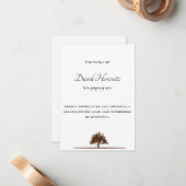 Sympathie juive en chêne profond Cartes de reconna (Devant/Arrière en situation)