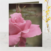 sympathie kaart (Gele Bloem)