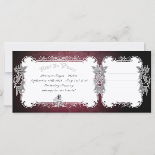 Sympathie - Kaart, groet, Briefkaart (Achterkant)