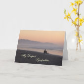 Sympathie kaart: Surfer Kaart (Gele Bloem)