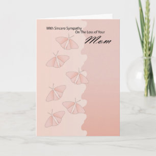 Sympathie kaart verlies van moeder