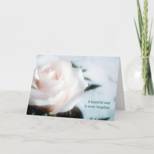 Sympathie la plus profonde Elégante carte florale (Devant)