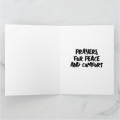 SYMPATHIE LOTUS FLOWER SIMPLE MESSAGE CARTE DE SAL (Intérieur)