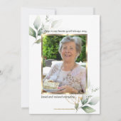 Sympathie Mémoire Verdure MERCI Or | PHOTO (Dos)