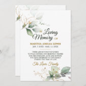 Sympathie Mémoire verte MERCI d'or| POEM (Devant / Derrière)