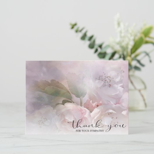 Sympathie MERCI aux fleurs blanches | PHOTO (Debout devant)