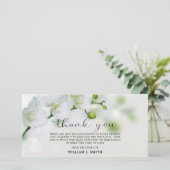 Sympathie MERCI des orchidées blanches | PHOTO (Debout devant)