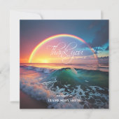 Sympathie MERCI Mémorial Océan Arc-en-ciel Eau (Devant)