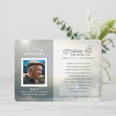 Sympathie merci Nuages paisibles Bleu & Blanc (Debout devant)