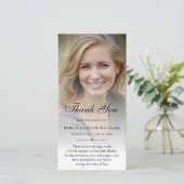 Sympathie photo personnalisée Merci (Debout devant)