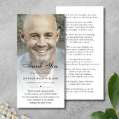 Sympathie photo personnalisée Merci