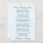 Sympathie Poem Kaart (Voorkant)