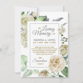 Sympathie pour la mémoire florale MERCI photo (Dos)