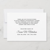 Sympathie pour le Vase de fleurs de Peony MERCI (Dos)