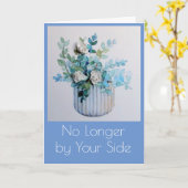 Sympathie pour un ami spécial Carte de voeux pliée (Fleur jaune)