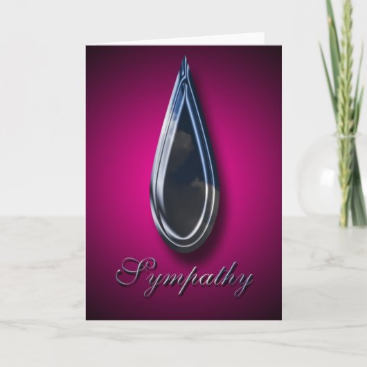 Sympathie Pour Votre Carte De Perte | Avec sympath (Devant)