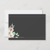 Sympathie Roos Hartelijk dank Bedankkaart (Achterkant)