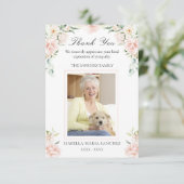 Sympathie rose des funérailles florales Carte de r (Debout devant)