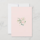 Sympathie rose des funérailles florales Carte de r (Dos)