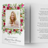 Sympathie Rose Floral Funérailles Merci Cartes