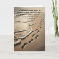 Sympathie Strand Voetafdrukken