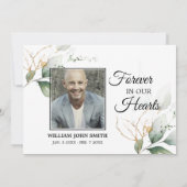 Sympathie Verdure Or Feuille MERCI  | PHOTO (Dos)