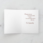 Sympathie verlies van zuster, Sunset Over Ocean, R Kaart (Binnen)