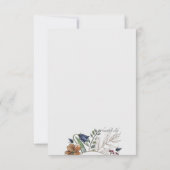 Sympathie Vloerbloemen Uitnodiging (Achterkant)