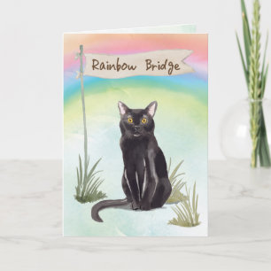 Sympathie voor de regenboogbrug in Bombay Cat Pet Kaart