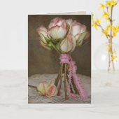 sympathie voor de roos kaart (Gele Bloem)